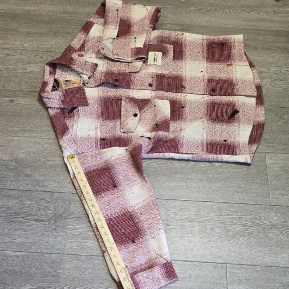 Plaid Button-Up Jacket - Picture 5 of 5